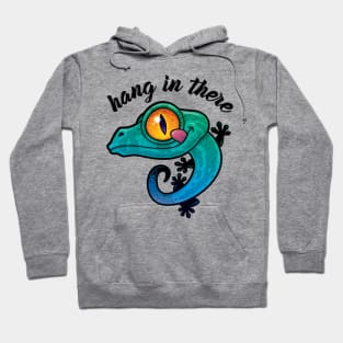 Hang In There Colorful Gecko Hoodie